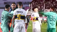 La cachetada de Nahuel Gallardo a Lucas Blondel que no se vio en Sarmiento vs. Boca