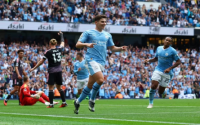 Julián Álvarez y la goleada del Manchester City ante Fulham