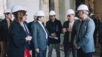 Autoridades de la Corte de Justicia y de Obras Publicas realizaron una visita al Edificio 9 de Julio