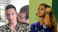 La imperdible reacción de Antonela Roccuzzo al ver el beso de Migue Granados a Lionel Messi