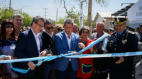 Uñac inauguró la Subcomisaría del barrio Buenaventura Luna en Rawson
