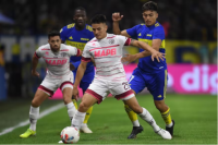 Boca enfrenta a Lanús previo a la semifinal de la Copa Libertadores