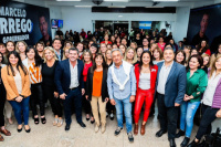 Orrego, con mujeres emprendedoras de Capital: “Si gana JxC, ganan sus emprendimientos, gana el futuro” 