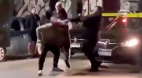 A lo Relatos Salvajes: una pelea entre dos taxistas provocó una violentísima escena en Palermo