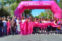 Salud participó de una nueva edición de la maratón por el cáncer de mama