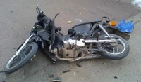 Un motociclista debio ser hospitalizado luego de protagonizar un accidente de transito