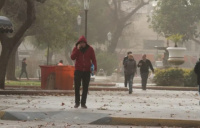 Alerta de viento sur para la noche: se esperan fuertes ráfagas
