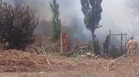Un incendio en Pocito arrasó con una vivienda: 