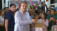 Sergio Massa ya emitió su voto