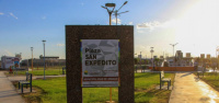 El intendente Carlos Maza Inauguró la plaza del barrio San Expedito: 