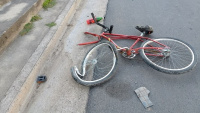 Chocó y mató a un hombre en bicicleta y se dió a la fuga