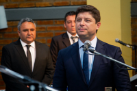 El gobernador acompañó la asunción del intendente de Santa Lucía