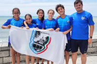 Nadadores de Ausonia representan a San Juan en Mar del Plata