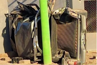 Jáchal: por motivos que aún se investigan una camioneta volcó y tres personas fueron rescatadas 
