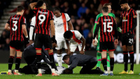 Liga Inglesa: Un partido fué suspendido por el desvanecimiento de un jugador en pleno encuentro