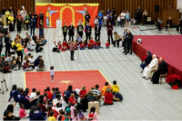 El papa Francisco celebró su cumpleaños numero 87 con niños del centro pediátrico del Vaticano