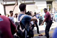 Así fueron los incidentes entre los manifestantes y la Policía en inmediaciones de Plaza de Mayo