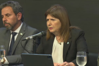 Patricia Bullrich volvió a recalcar que “el que corta no cobra”