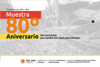 El gobierno realizará una muestra por el 80 aniversario del terremoto de 1944