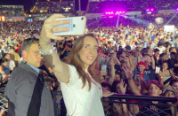 Victoria Villarruel visitó el festival de Jesús María en Córdoba y tuvo un polémico recibimiento
