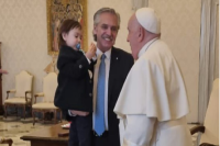 El Papa recibió al expresidente Alberto Fernández en el Vaticano