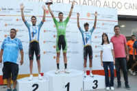 Ciclismo: Leonardo Cobarrubia repitió triunfo en el Grand Prix