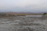 Debido a las tormentas continúan los cortes de ruta en Calingasta