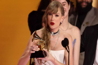 Taylor Swift hizo historia al ganar su cuarto Grammy al álbum del año