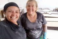Gestos para Aplaudir: dos porteras sanjuaninas pintaron gratis una escuela