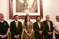 Villarruel se reunió con cinco gobernadores y les aconsejó hablar con Macri para ponerle límites a Milei