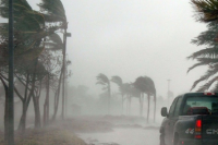 El SMN emitió una alerta amarilla para San Juan por fuertes ráfagas de viento Sur y tormentas aisladas