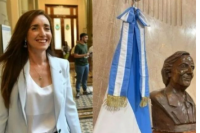 Villarruel retiró un busto de Néstor Kirchner del Congreso: “No fue senador, no fue vicepresidente y yo no soy su viuda”