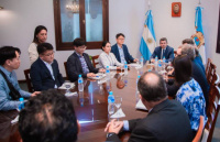 Marcelo Orrego se reunió con una delegación de la República de Corea e integrantes del BID