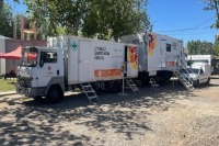 Las Unidades Sanitarias Móviles brindan atención en Santa Lucía