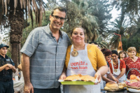 Cientos de familias disfrutaron de la Fiesta del Pan y la Semita en el Médano de Oro