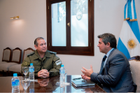 El gobernador recibió al jefe de la X Agrupación de Gendarmería Nacional