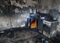 El mal momento para una abuela: un incendio destruyó la mayor parte de su hogar