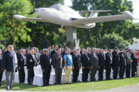 El vicegobernador Fabián Martín encabezó el acto en honor a la Gesta de Malvinas