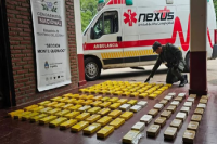 Santiago del Estero: simulaban el traslado de una paciente en una ambulancia para ocultar 134 kilos de cocaína
