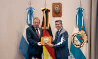Marcelo Orrego recibió al embajador de Alemania en Argentina