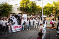 Un gran número de gente marchó por Lucía Rubiño a seis meses de su muerte