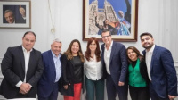 Cristina Kirchner recibió al intendente de Rawson y envió una señal para la unidad del peronismo