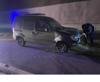 Fuerte accidente en uno de los túneles de la Ruta 150