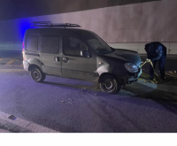 Fuerte accidente en uno de los túneles de la Ruta 150