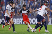 River perdonó a Nacional, que reaccionó y le sacó un empate en Uruguay, por la Copa Libertadores