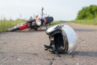 Un menor que conducía una moto, involucrado en un accidente