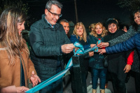  La Municipalidad de Rawson inauguró obras de luminarias LED en el barrio Cruz del Sur