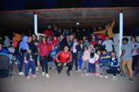 El plantel de Sportivo Rivadavia realizó una jornada solidaria con los niños de San Expedito
