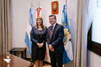 El gobernador recibió la visita de la embajadora de Polonia en el marco de la 