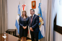 El gobernador recibió la visita de la embajadora de Polonia en el marco de la 